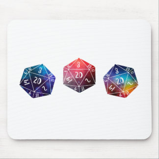 Svampar och drakmer, D20 Musmatta