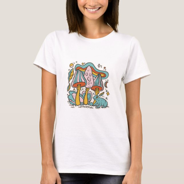 Svampar och grodor t shirt (Framsida)