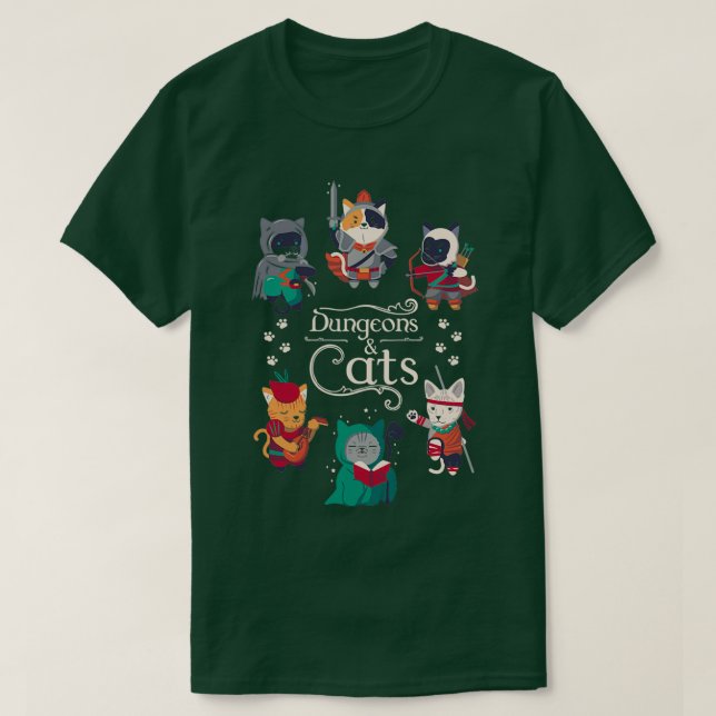 Svampar och katter 3 t shirt (Design framsida)