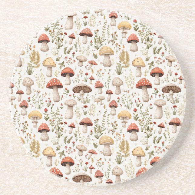 Svampar och skogsblommor underlägg (Framsidan)