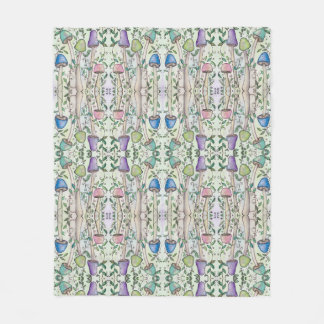 Svampar och Viner Fleecefilt