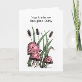Svampar på Christian Sympathy Card Kort