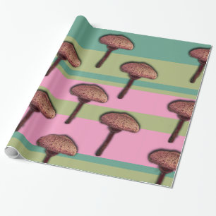 Svampar Rand Pappra Presentpapper