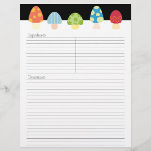 Svampar Recipe Letterhead - TBA