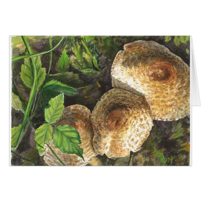 Svampar som alltid är attraktiva för ögonen av onl hälsningskort (Framsidan Horizontal)