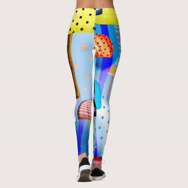 svampar sportkläder leggings (Baksida)