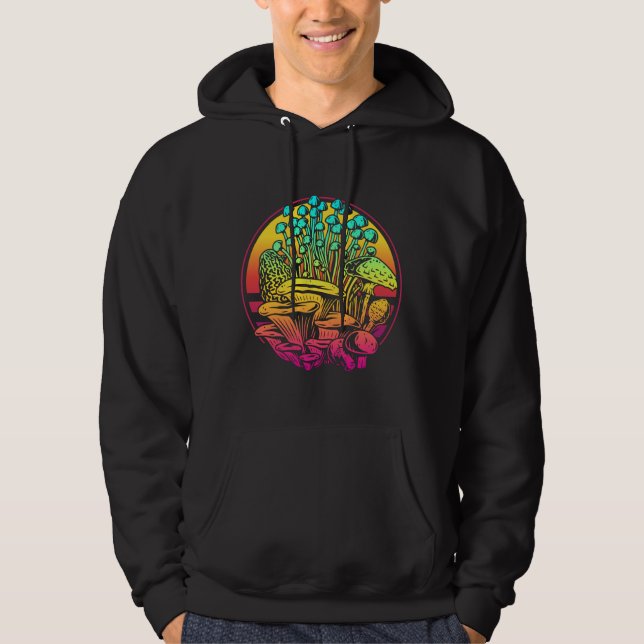 Svampar Vaporwave Hoodie (Framsida)