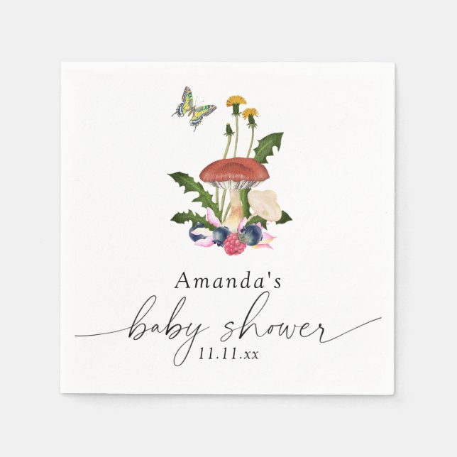 Svampbabydusch Pappersservett (Framsidan)