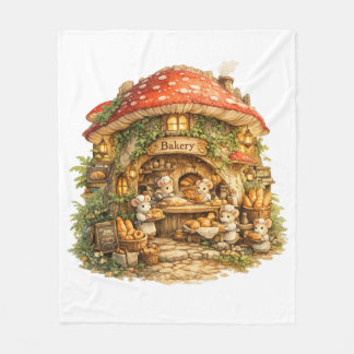 Svampbageri | Whimsical Woodland Cottagecore Fleecefilt