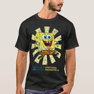 SvampBob Fyrkant Retro Japanska T Shirt
