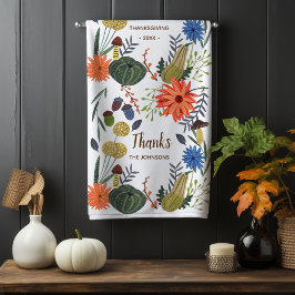 Svampfall för blommigt av utspädd Thanksgiving