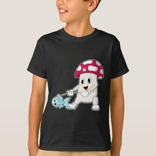 Svampfiskfiske T Shirt (Framsida)