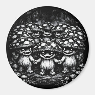 Svampfolk • Skogslevande varelser av BurnsInHell Magnet