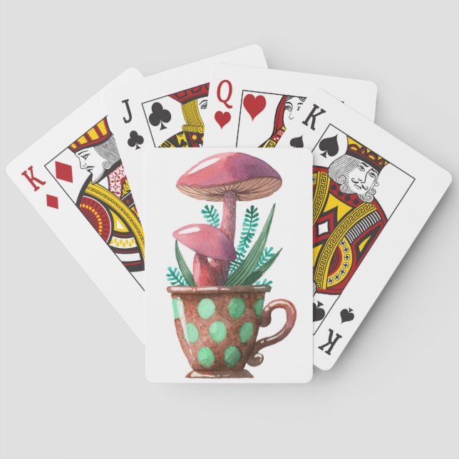 Svampjakt på svampar i A Kopp Casinokort (Baksidan)