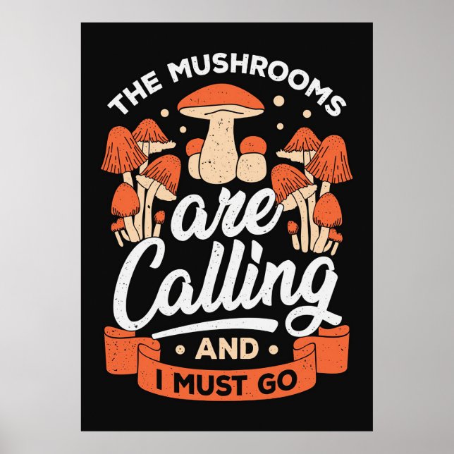 Svampjakt Svamparna ringer Poster (Framsidan)