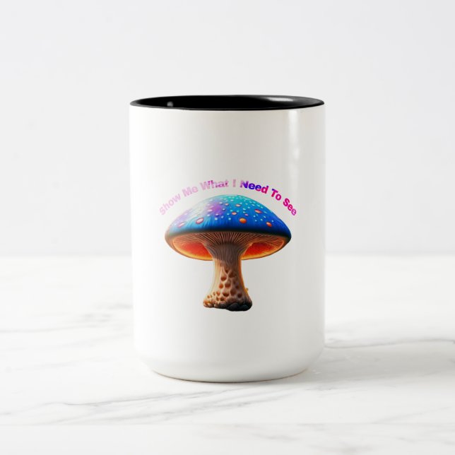 Svampkaffekopp eller tekopp Två-Tonad mugg (Center)