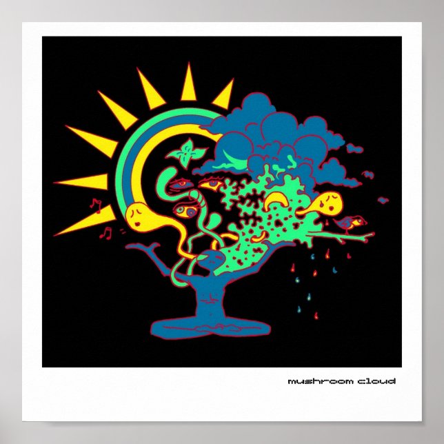 Svampmoln Poster (Framsidan)