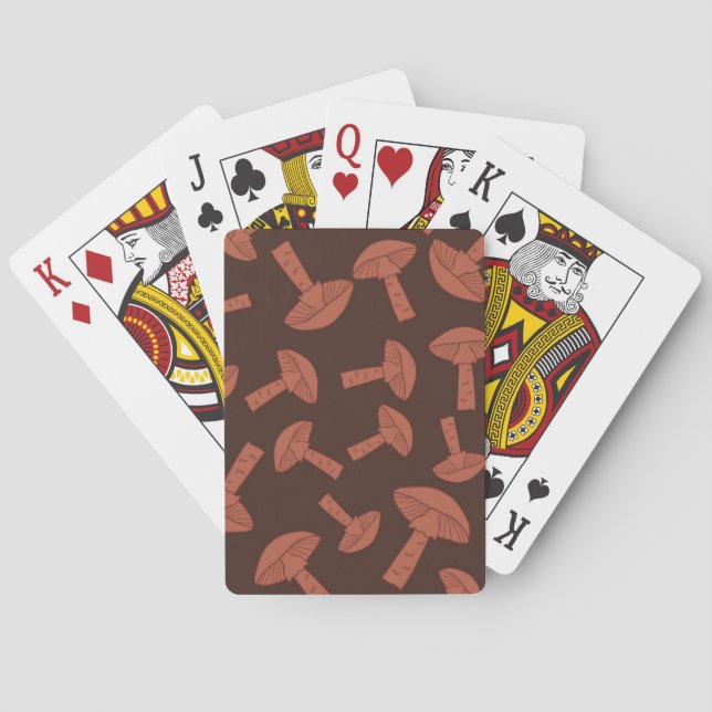 Svampmönster Casinokort (Baksidan)