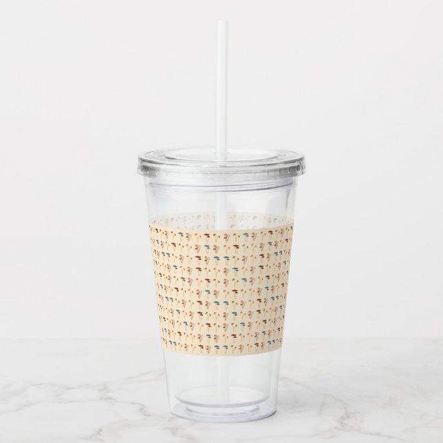 Svampmönster Take Away Mugg (Framsida)
