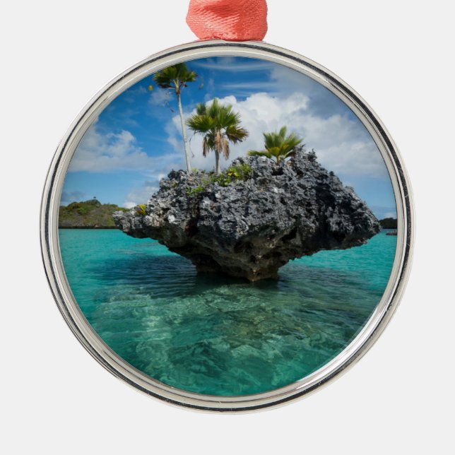 Svampöar i Fiji Julgransprydnad Metall (Framsidan)
