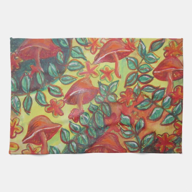 Svampretro, kökshandduk (Horisontell)