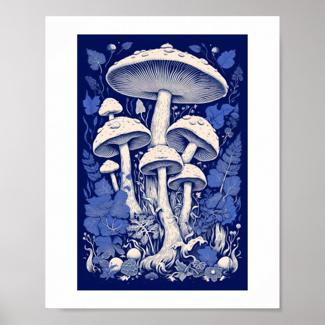 Svamprike svamp svamp champinjon.  poster (Framsidan)