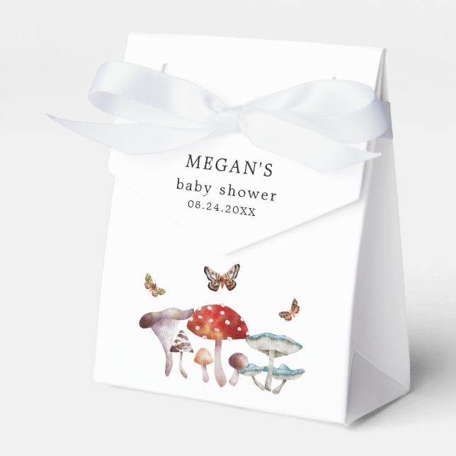 Svamprumsvismiskt babyskor presentaskar (Framsidan Sidan)