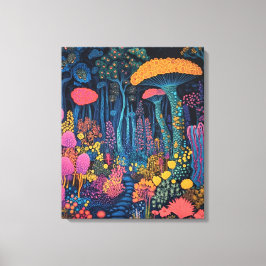 Svampskogen är magisk canvastryck