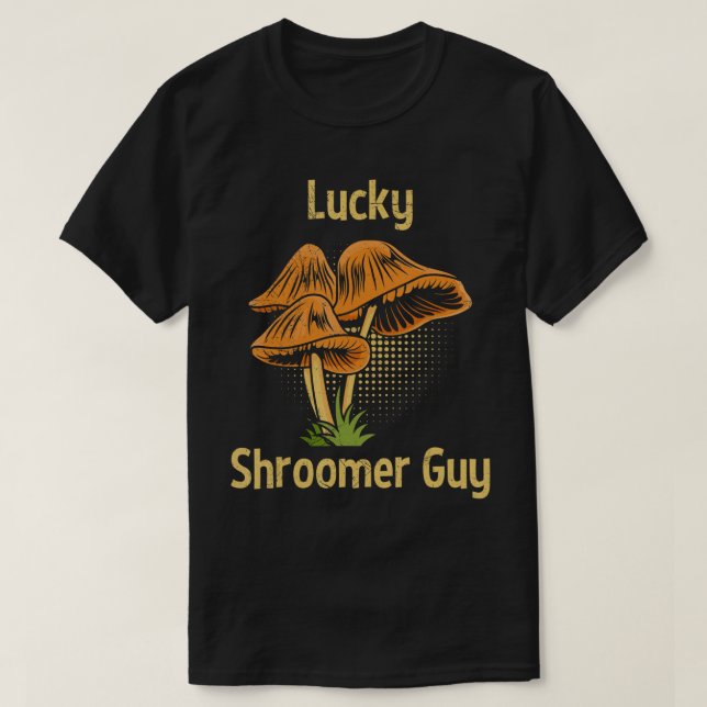 Svampsvampar av sorten Mushroom T-Shirt (Design framsida)