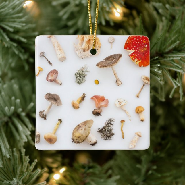 Svampsvampar Julgransprydnad Keramik (Träd)