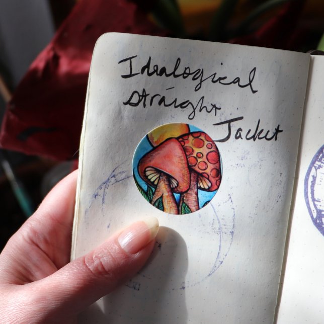 Svampsvampar Runt Klistermärke (Skapare uppladdad)