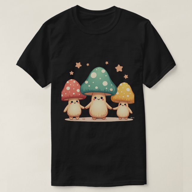 Svampvänner T Shirt (Design framsida)