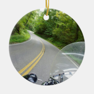 Svan av draken julgransprydnad keramik