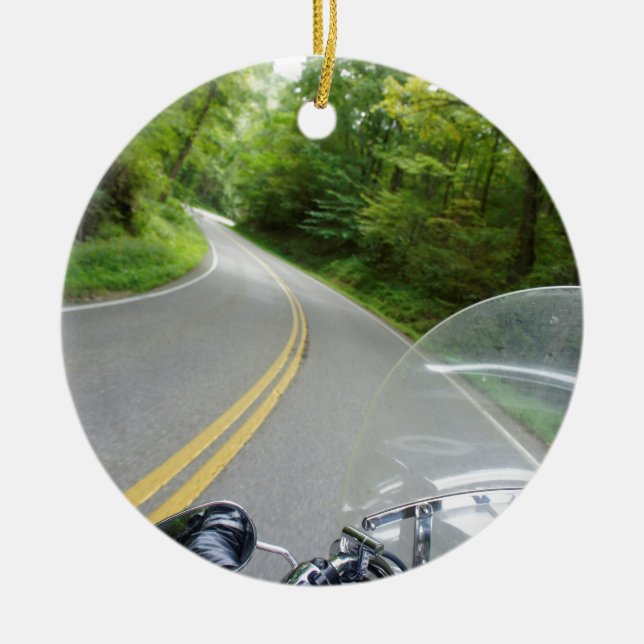 Svan av draken julgransprydnad keramik (Framsidan)