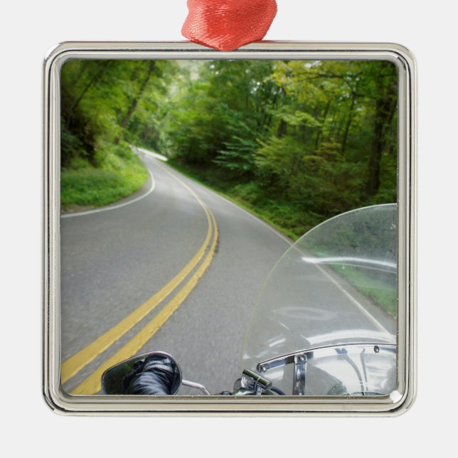 Svan av draken julgransprydnad metall (Framsidan)