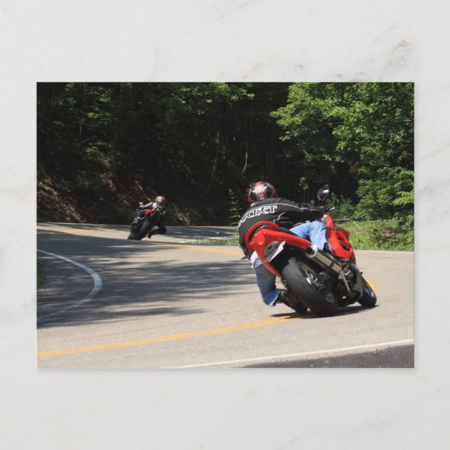 Svan av draken, US129, 11 miles, 318 kurvor Vykort (Framsida)