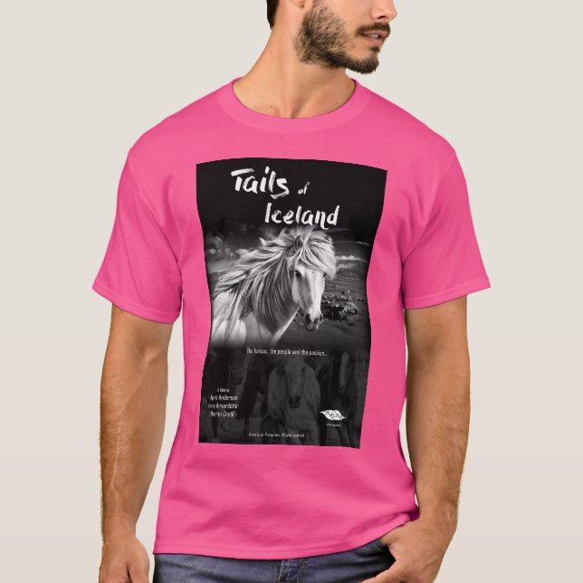Svan av Islandets filmPoster T Shirt (Framsida)