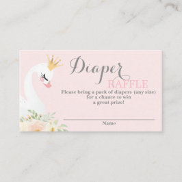 Svan babyskabinett kort för hårkudde