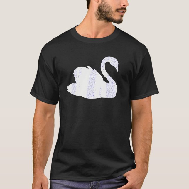 Svan bird T Shirt (Framsida)