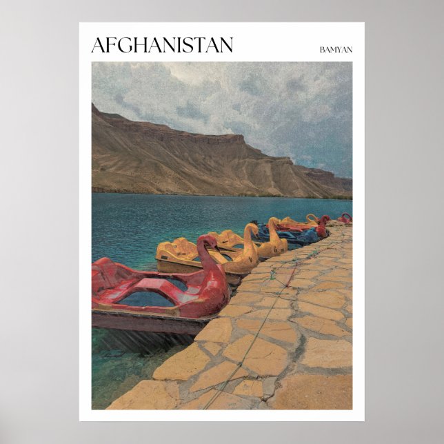 Svan Boats Band e Amir Blue Sjö Afghanistan Poster (Framsidan)