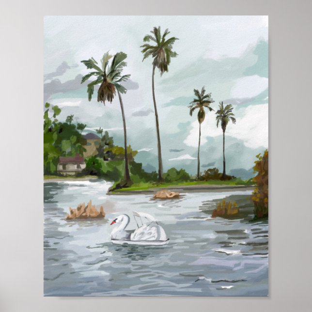 Svan Boats Poster (Framsidan)