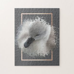 Svan Cygnet-Abstrakt Pussel