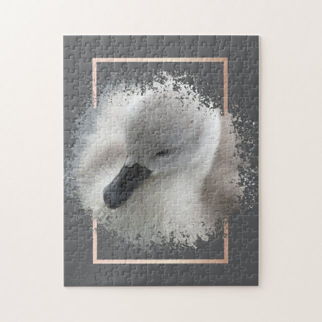 Svan Cygnet-Abstrakt Pussel (Vertikal)