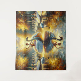 Svan Dance Tapestry