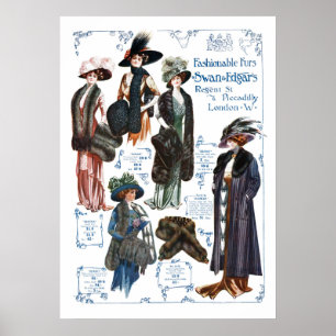 Svan & Edgar's Fashionable Päls #A Poster