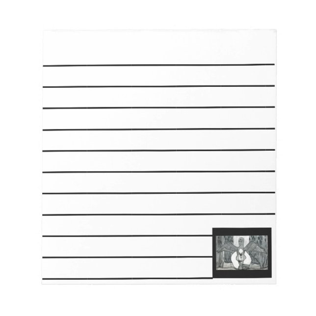 Svan-familjen Anteckningsblock (Framsida)