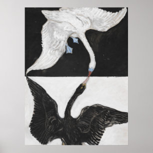 Svan från Hilma af Klint Art Print Poster