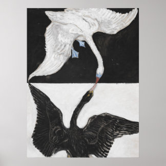 Svan från Hilma af Klint Art Print Poster