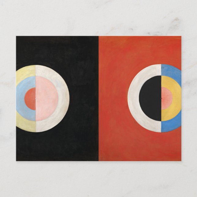 Svan, grupp IX av Hilma af Klint Vykort (Framsida)