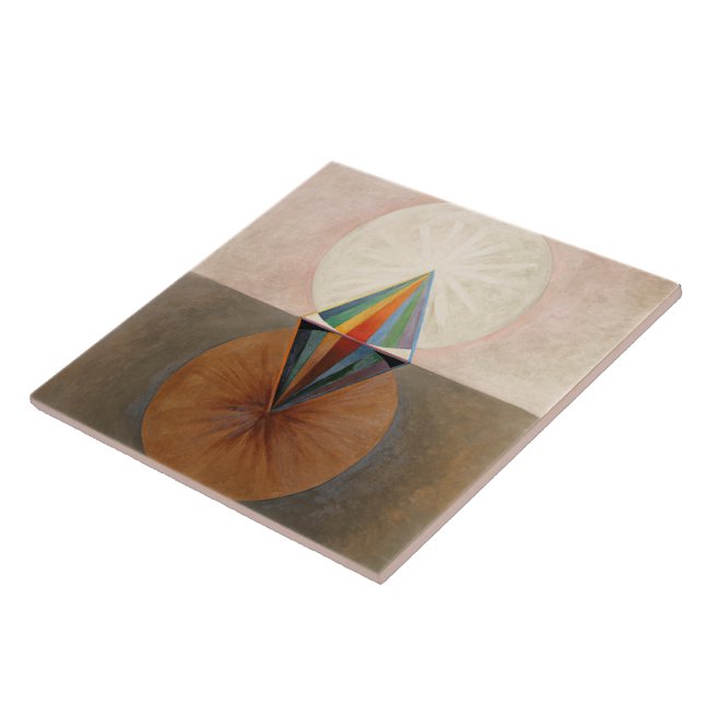 Svan, grupp IX, nr 12 av Hilma af Klint Kakelplatta (Sidan)